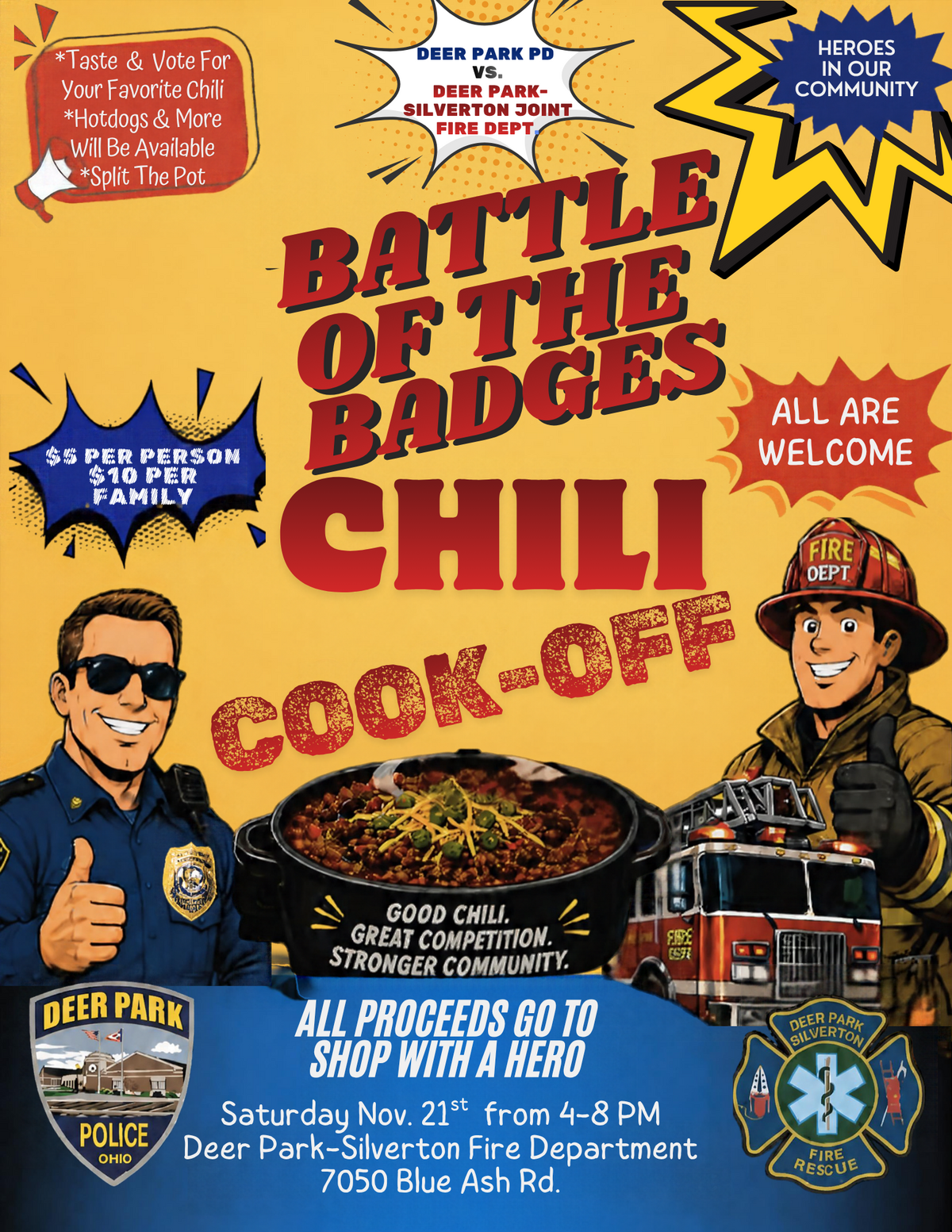 Battle of the Badges Chili Cook-Off